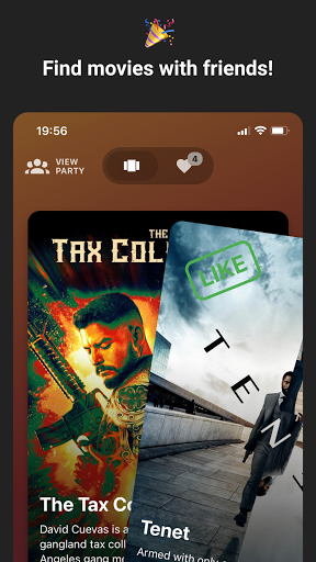 Android application MovieSwipe screenshort