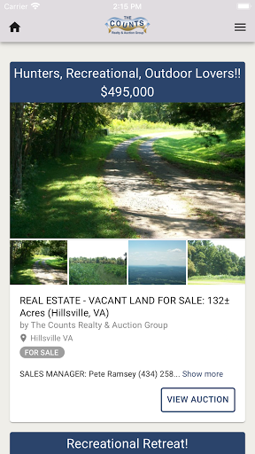 Counts Realty & Auction Screen 3