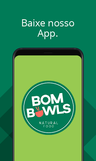Android application Bom Bowls Natural Food screenshort