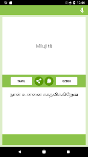 Tamil-Czech Translator