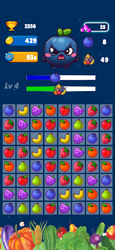 Merge Fruits - Match 3 Gamesのおすすめ画像1