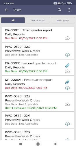 Screenshot of Oracle Primavera Unifier