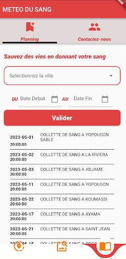 Météo du sang Screen 3