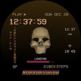Animated Skull Watch Face poster 14