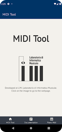 Android application MIDI Tool screenshort
