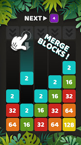 Screenshot 1 Drop Block: 2048 Number Puzzle android