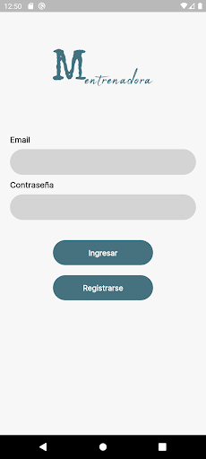 Android application Marian Entrenadora screenshort