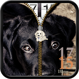 Cute Dog Zipper Lock icon