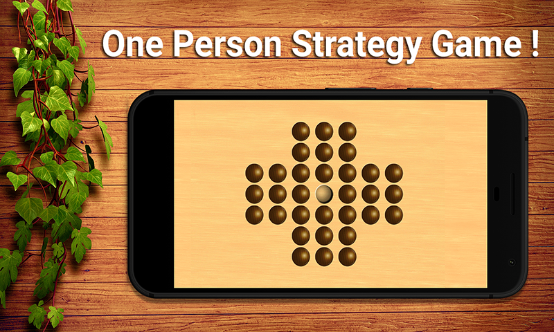 #1. Peg Solitaire - Board Game (Android) By: PRN Gaming World