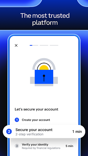Screenshot of Coinbase: Buy Crypto & Stocks