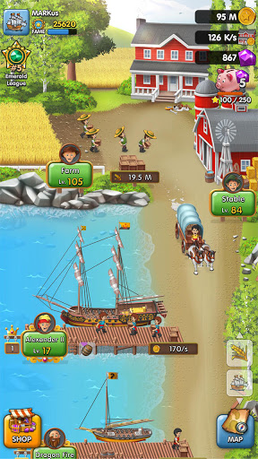 Pocket Ships Tap Tycoon: Idle Seaport Clicker  screenshots 6