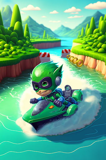 Android application Pj Subway Moonlight Dash Mask screenshort