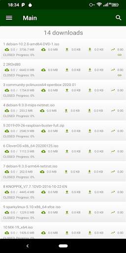 Android application rtorrent remote screenshort