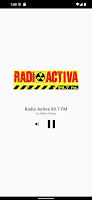 screenshot of Radio activa 99.7 fm