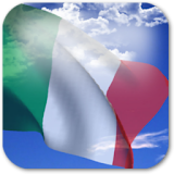 3D Italy Flag icon