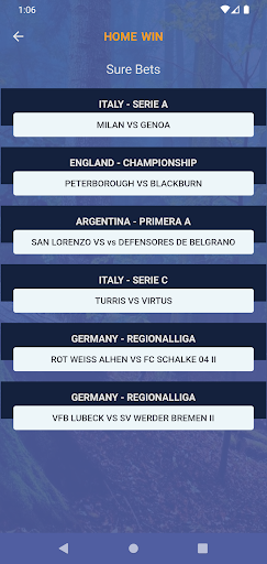 SURE BETS - Approved