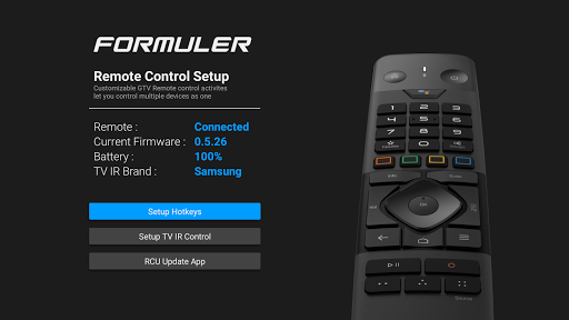 FORMULER Remote - GTV Screen 3