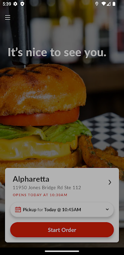 Android application Joe's Sports Bar & Grill screenshort