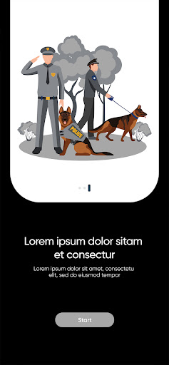 Android application Crime Scene Guide screenshort