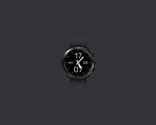 RT Black Watchface screenshot 15