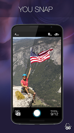Android application Proofy - we verify your photos screenshort