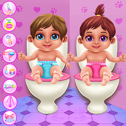 「Crazy Mommy Triplets Care」のアイコン画像