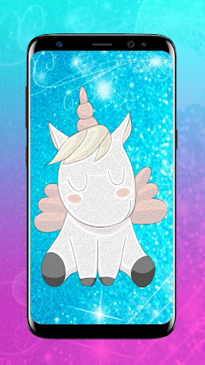 Glitter Unicorn Wallpaper