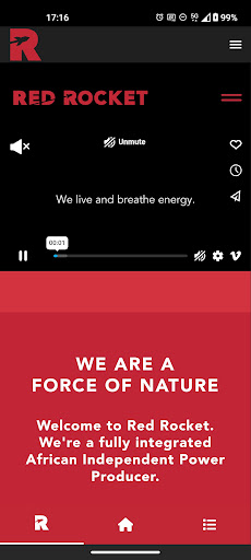 Android application RedRocketEnergy screenshort