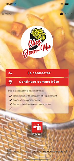 Android application Chez Jean-Ma screenshort