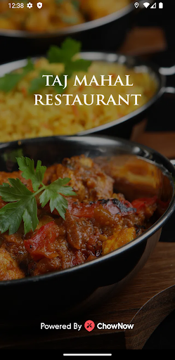 Android application Taj Mahal Restaurant screenshort