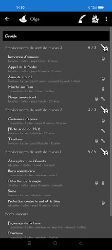 Grimoire Donjons et Dragons FR Screen 2