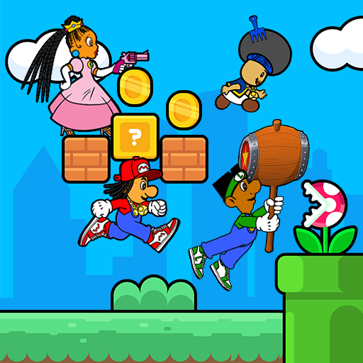 Super Hood Bros! World logo