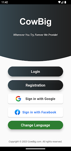 Android application CowBig screenshort