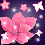 Beautiful Flowers Glowing Live Wallpapers