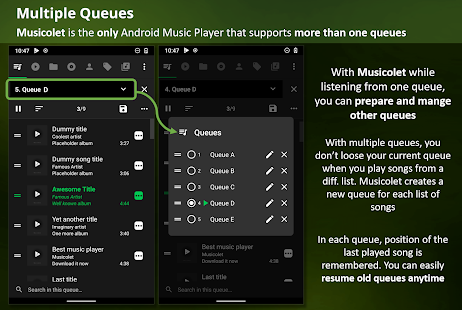 Скачать игру Musicolet Music Player [No ads] для Android бесплатно