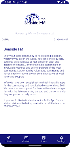 Seaside FM Screen 3