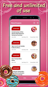 Donut Coupons 1.0 APK + Mod (Free purchase) for Android