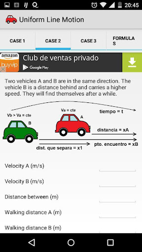 Physical mechanical problems Screen 2