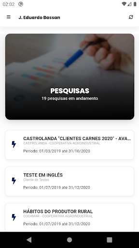 Android application J. Eduardo Bassan - Consultori screenshort