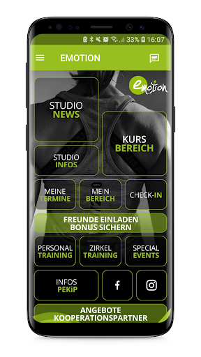 Android application EMOTION | KURS- UND GESUNDHEIT screenshort