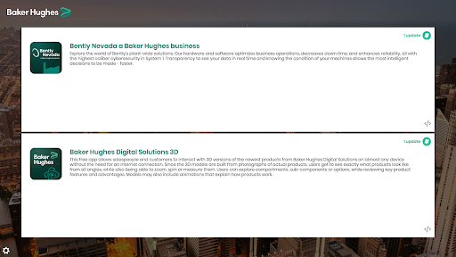 Android application Baker Hughes Digital Solutions screenshort