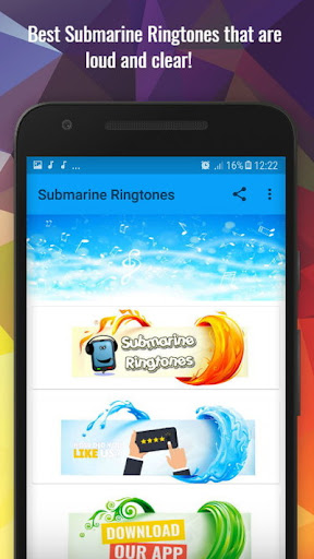 Android application Submarine Sounds screenshort