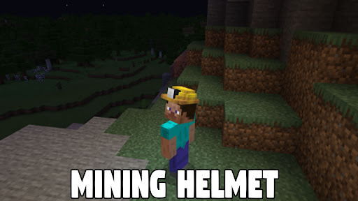 Mining Helmet Mod Minecraft PE