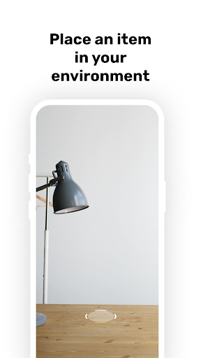 Android application AR Model Showcase screenshort