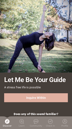 Android application Stress Freeing Yoga screenshort