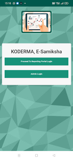 Android application E-Samiksha, Koderma screenshort