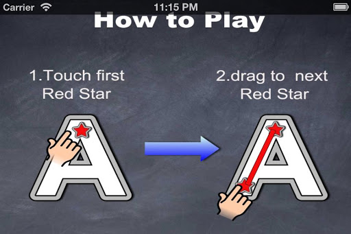 Android application QCat - Write Alphabet ABC screenshort