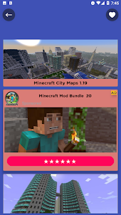 Minecraft PE City Maps MOD