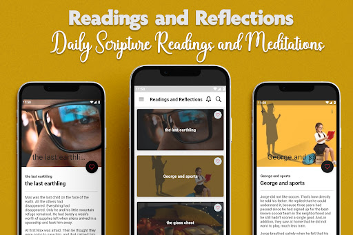 Android application Readings and Reflections screenshort
