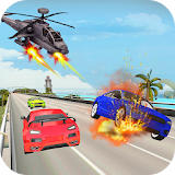 Police Helicopter Chase Car icon